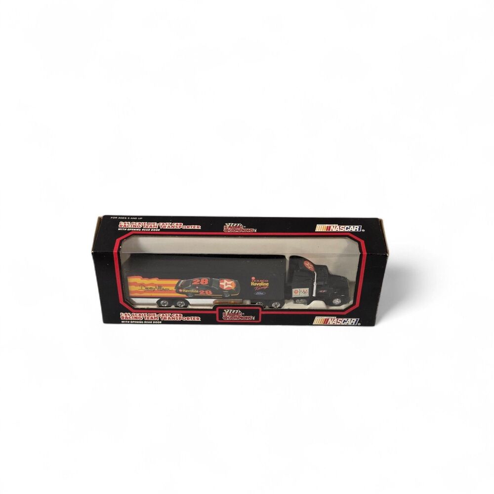 Davey Allison #28 Texaco‎ Havoline NASCAR Racing Champions Transporter 1:64...